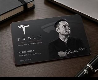 Tesla Founders Membership Card