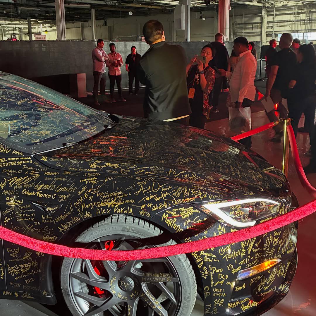 Custom Signed Tesla Vehicle